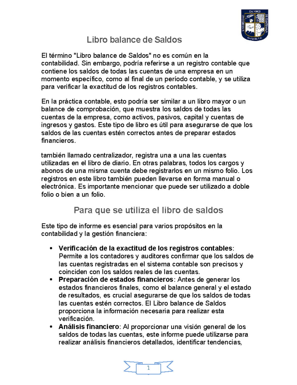 Libro Balance de Saldos: Importancia y Aplicaciones en Contabilidad ...