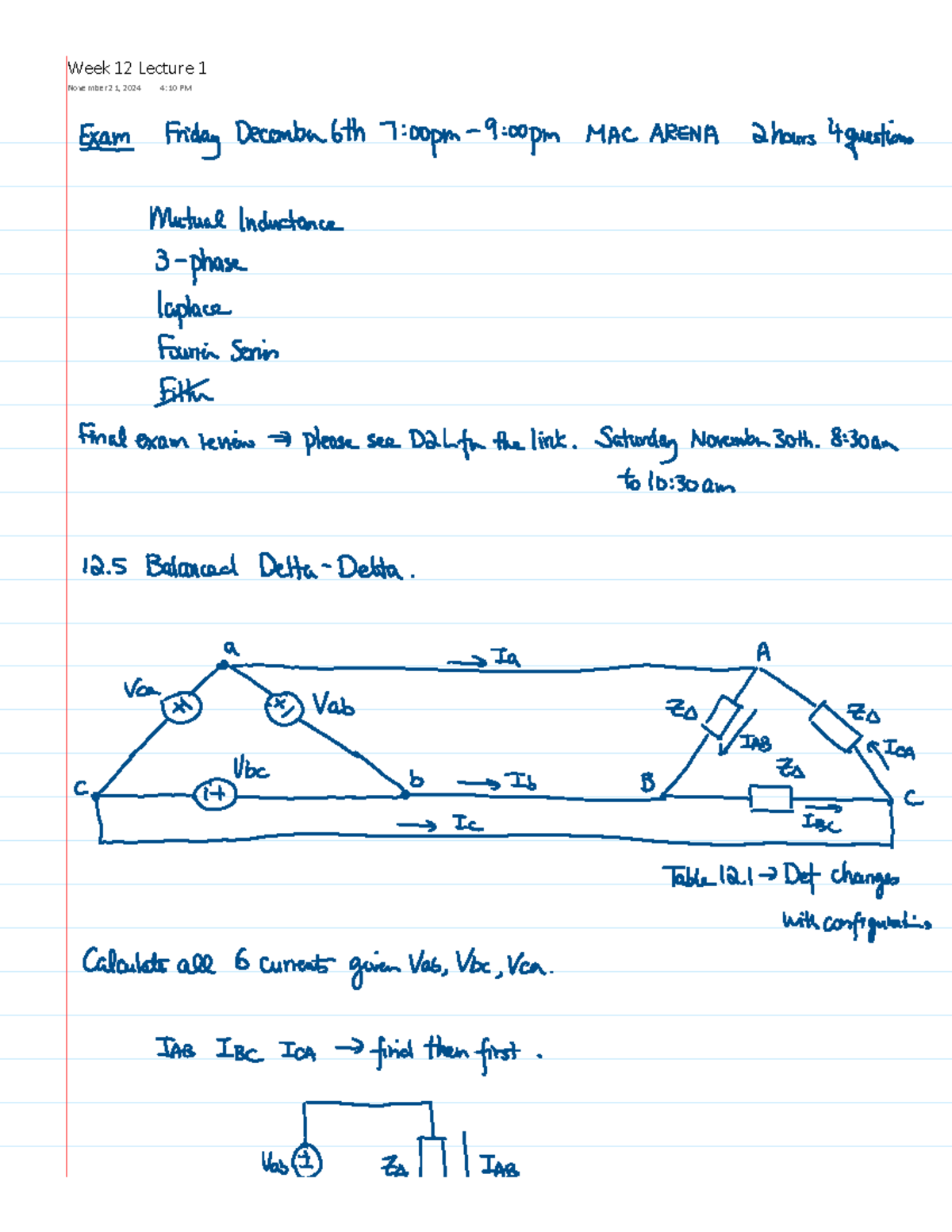 Week 12 Lecture 1 2024-3 - Week 12 Lecture 1 November 21, 2024 4:10 PM ...