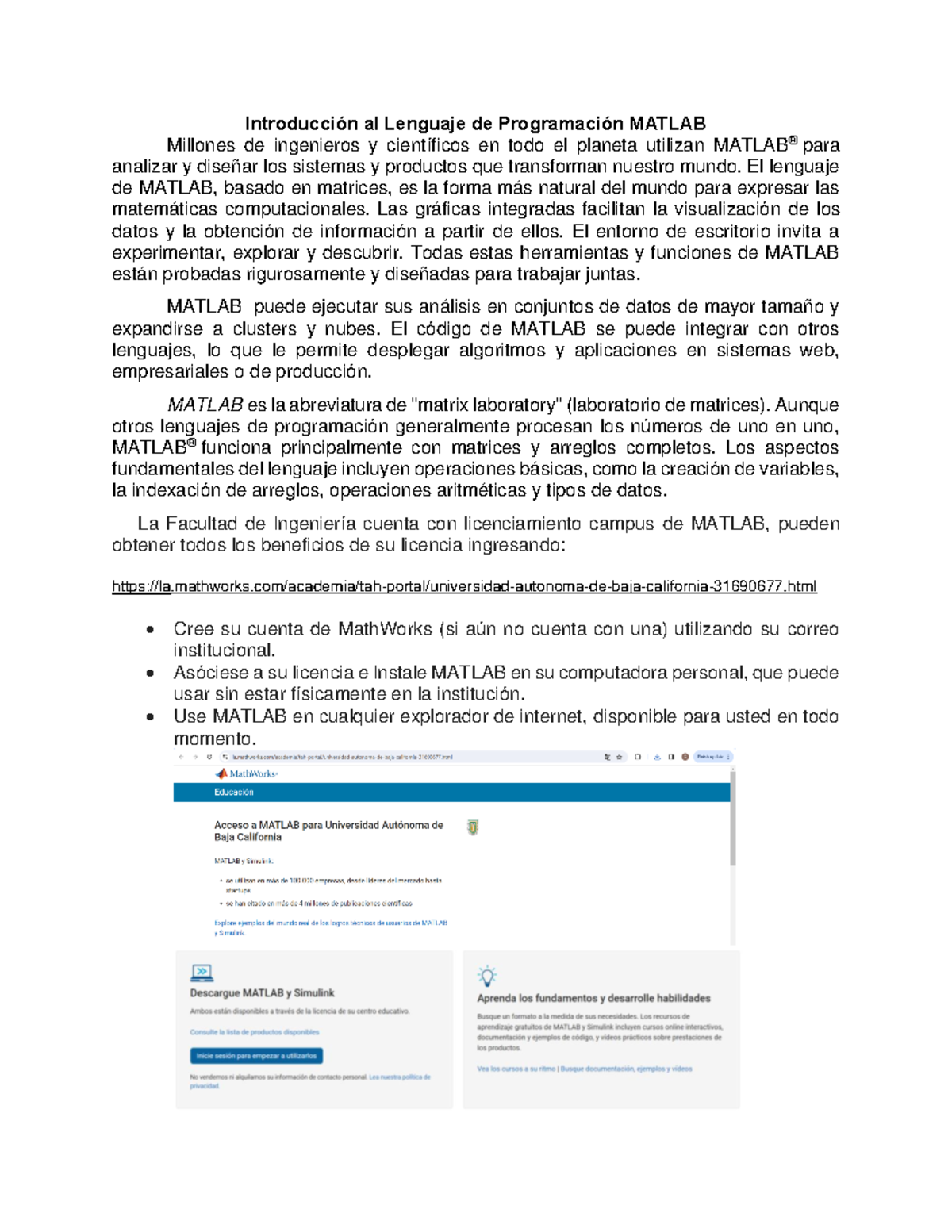 Introducción al Lenguaje de Programación Matlab - Introducción al ...