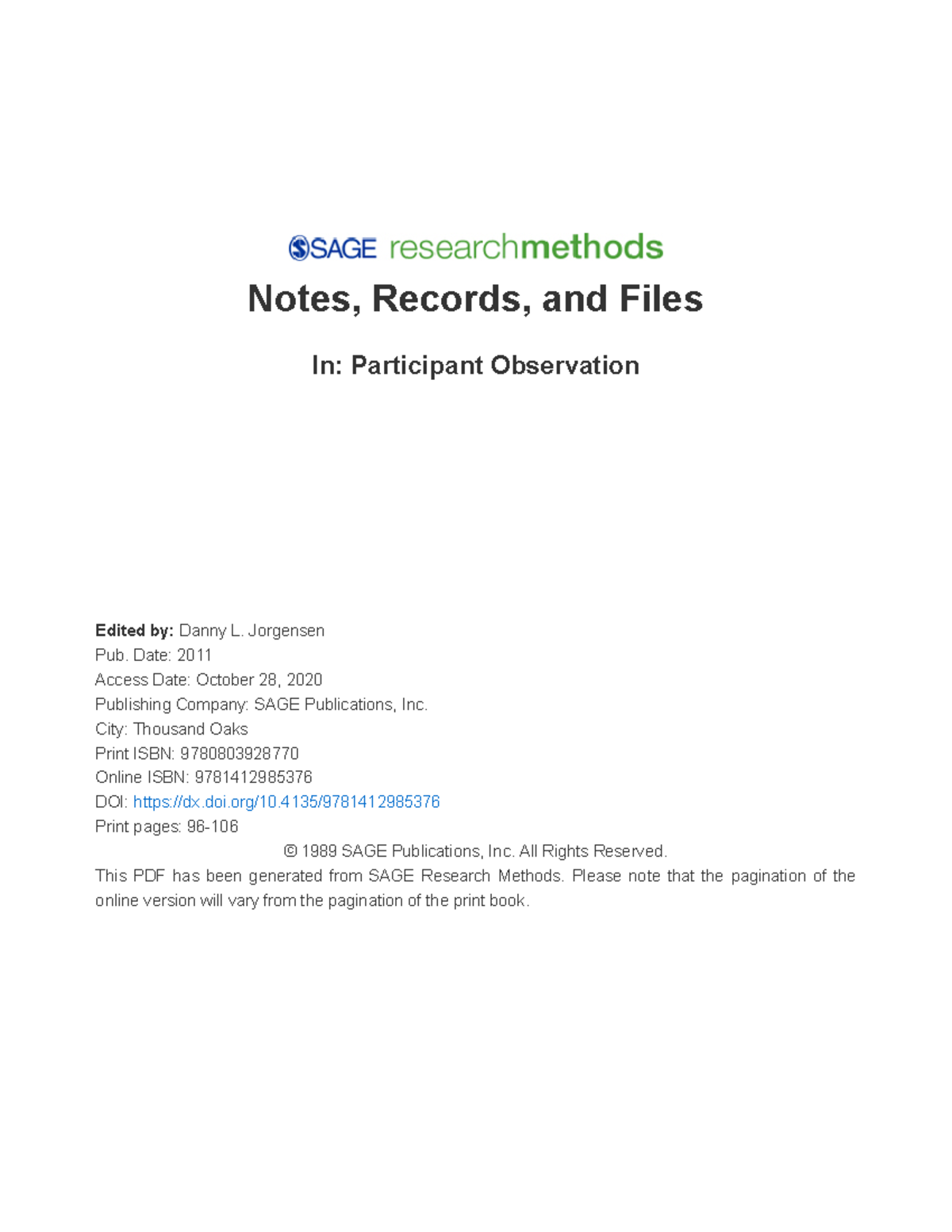 Participant Observation Notes and Techniques - A Comprehensive Guide ...