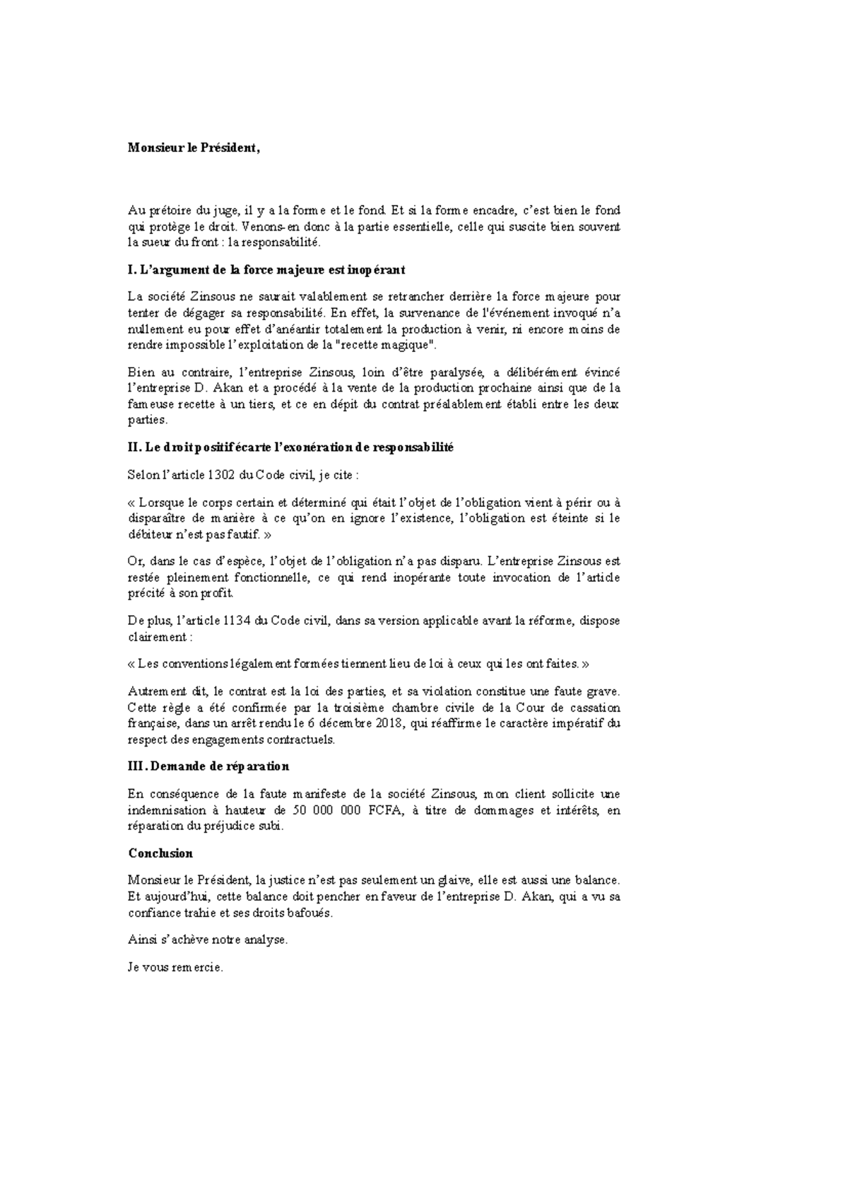 responsabilit-et-force-majeure-analyse-juridique-droit-civil-studocu