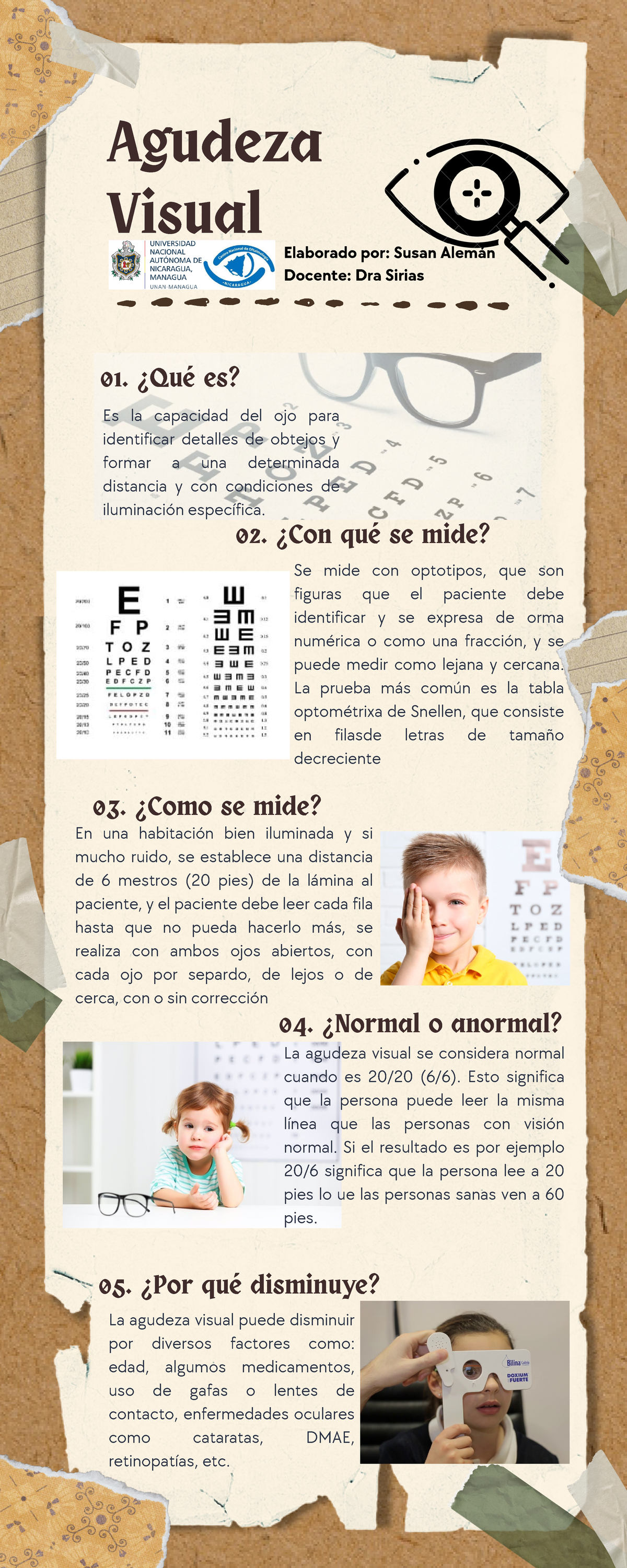 Agudeza visual, Susan Alemán - Agudeza Visual 01. ¿Qué es? Es la ...
