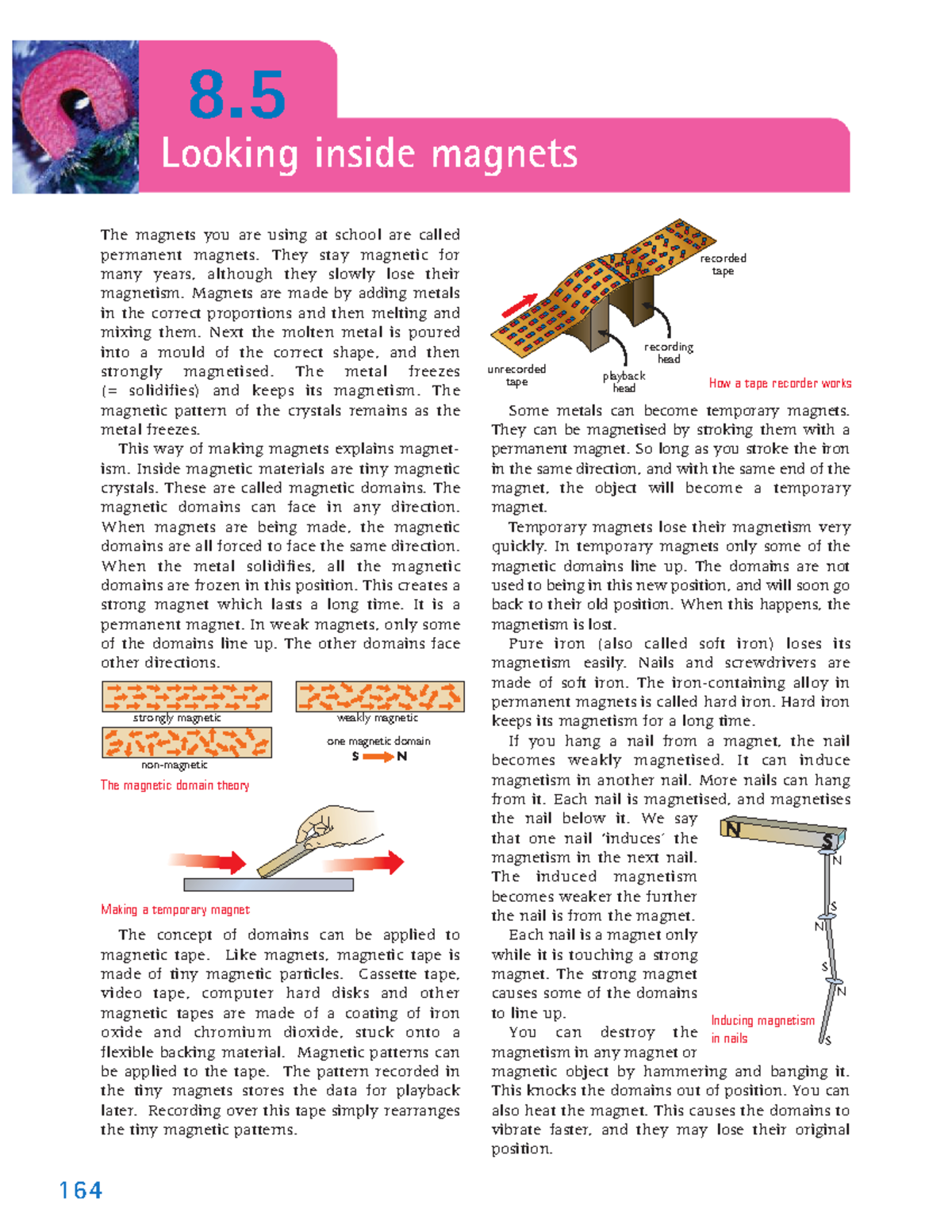 8.5 Lecture Notes: Understanding Permanent and Temporary Magnets - Studocu