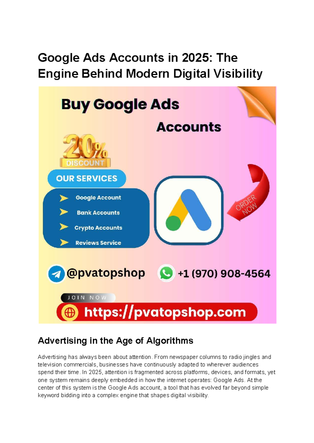 Google Ads Accounts in 2025: Insights & Strategies for Success - Studocu