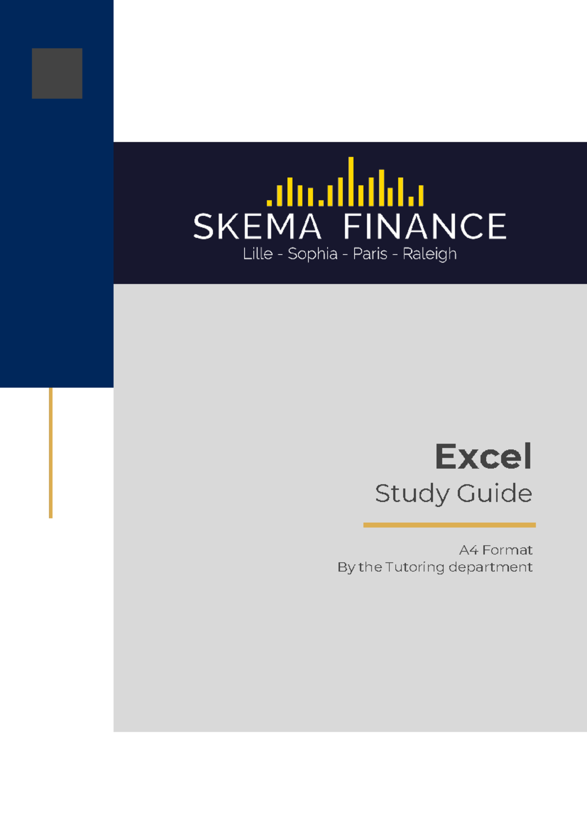Excel Study Guide: Mastering Key Functions and Modules - Studocu