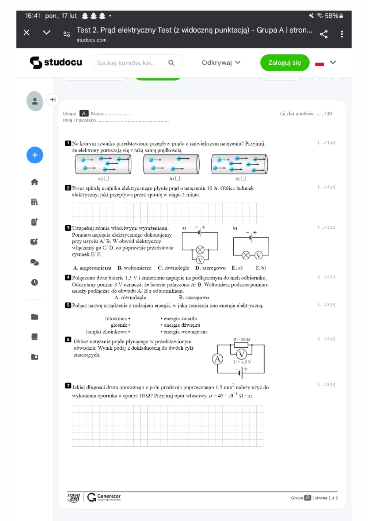 Próbny Sprawdzian Szóstoklasisty 2015 Nowa Era Klucz Odpowiedzi www.studocu.com