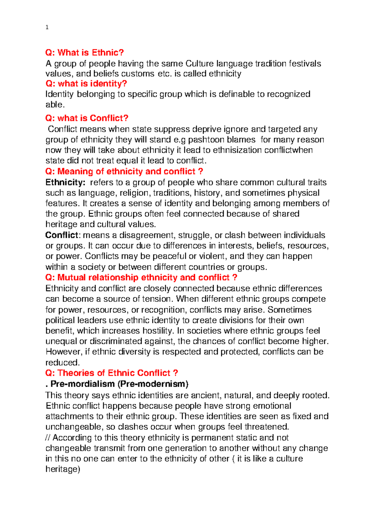Ethnicity and Identity: Understanding Conflict Dynamics in Pakistan ...