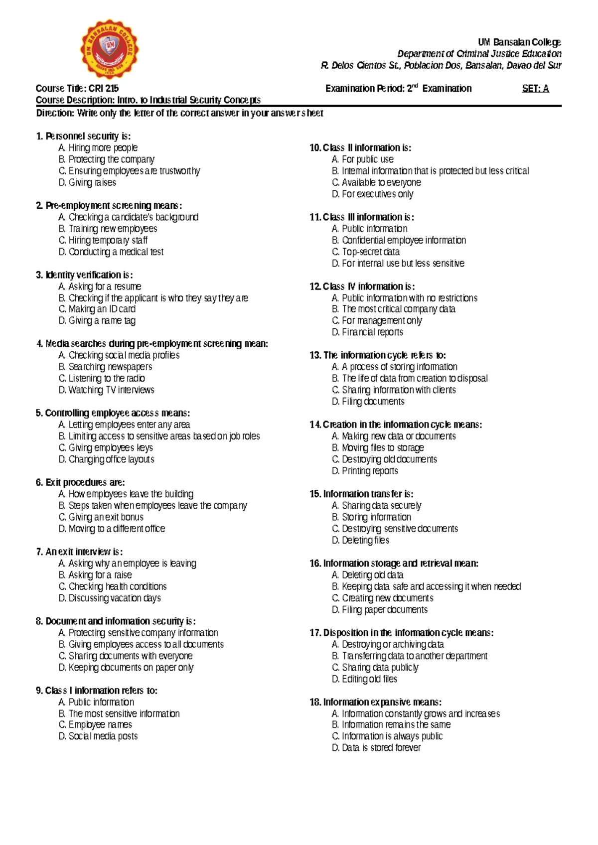 Z2278 Implementation of RA 9344: Insights from Future Criminologists ...