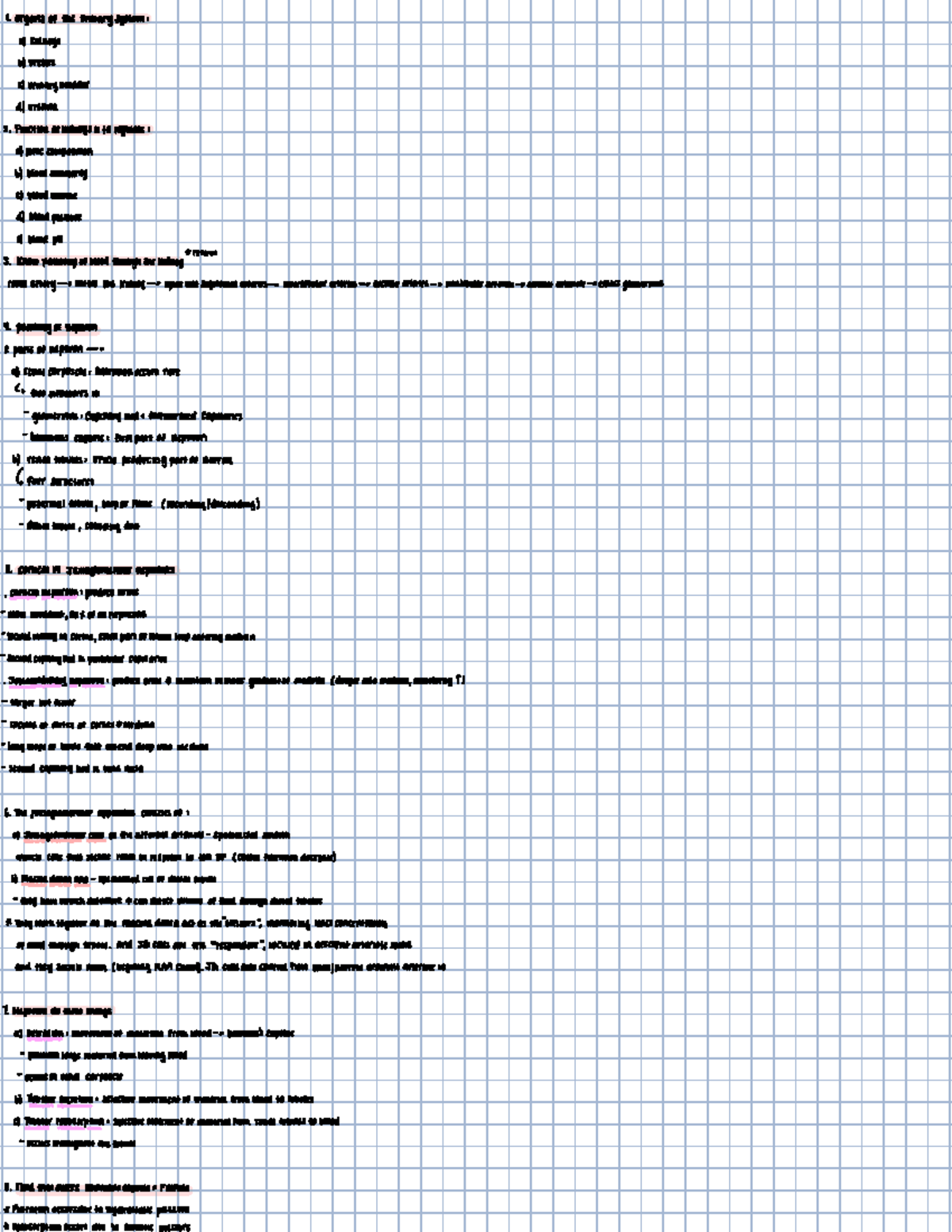 Lecture Notes on the Urinary System and Kidney Functions - Studocu