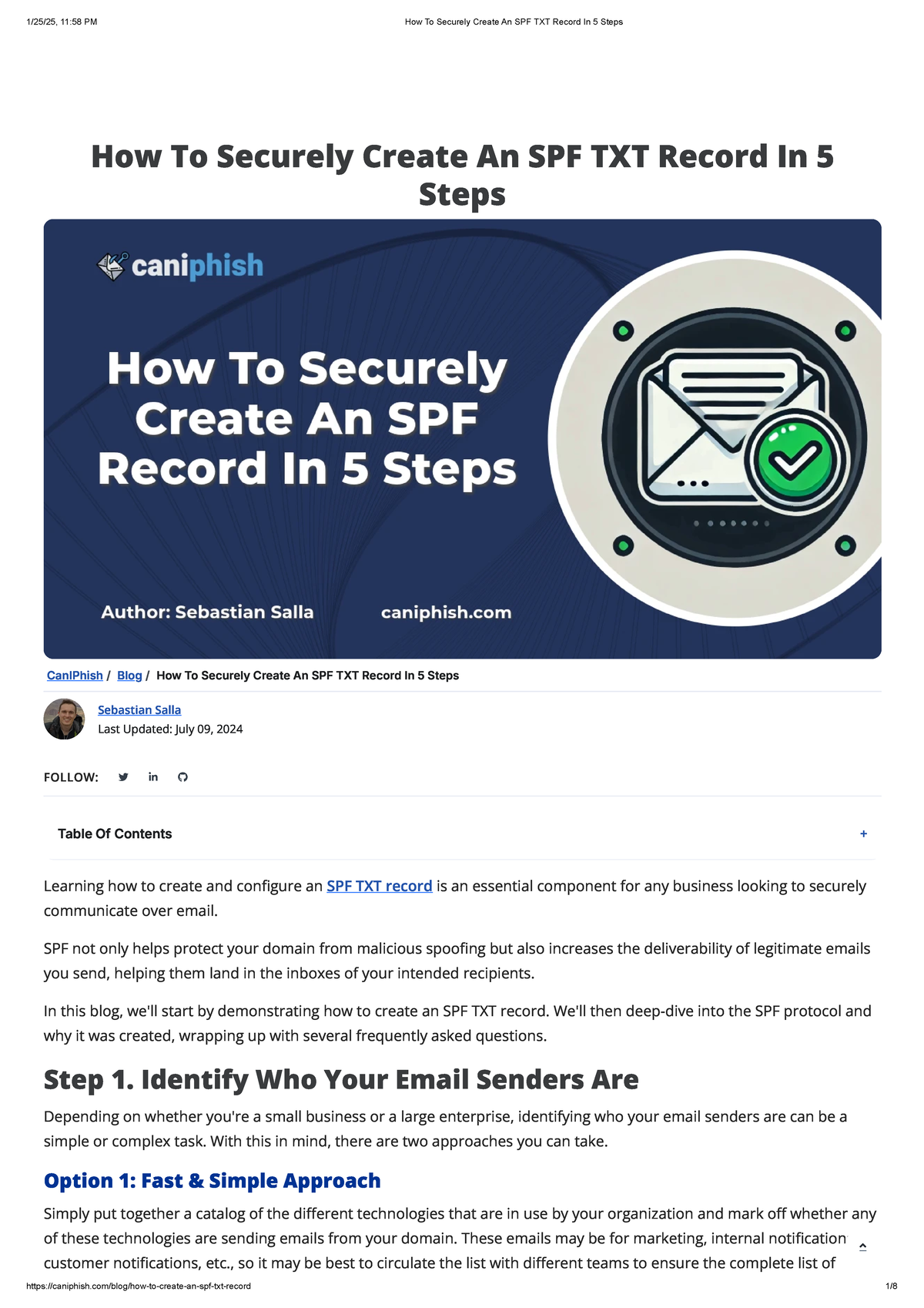 How To Securely Create An SPF TXT Record In 5 Steps - SPF not only ...
