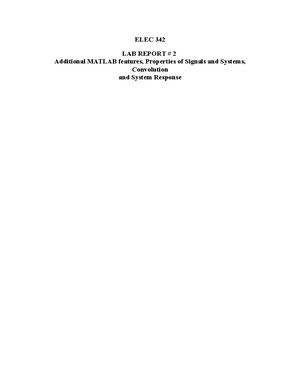 ELEC 342 lab1 - Lab 1 - ELEC 342 Discrete-Time Signals and Systems LAB ...