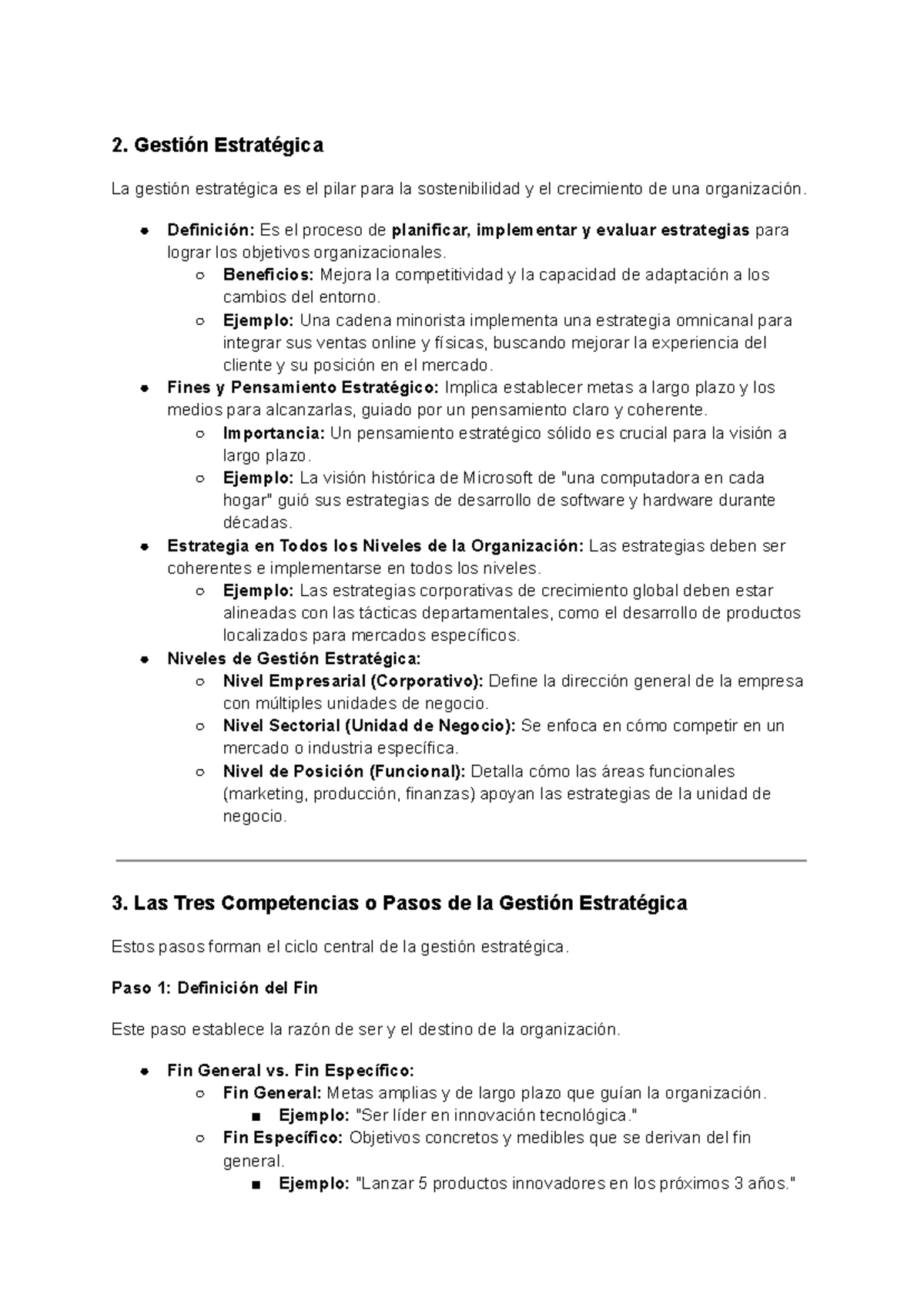 Resumen de Gestión Estratégica: Claves para el Éxito Organizacional ...