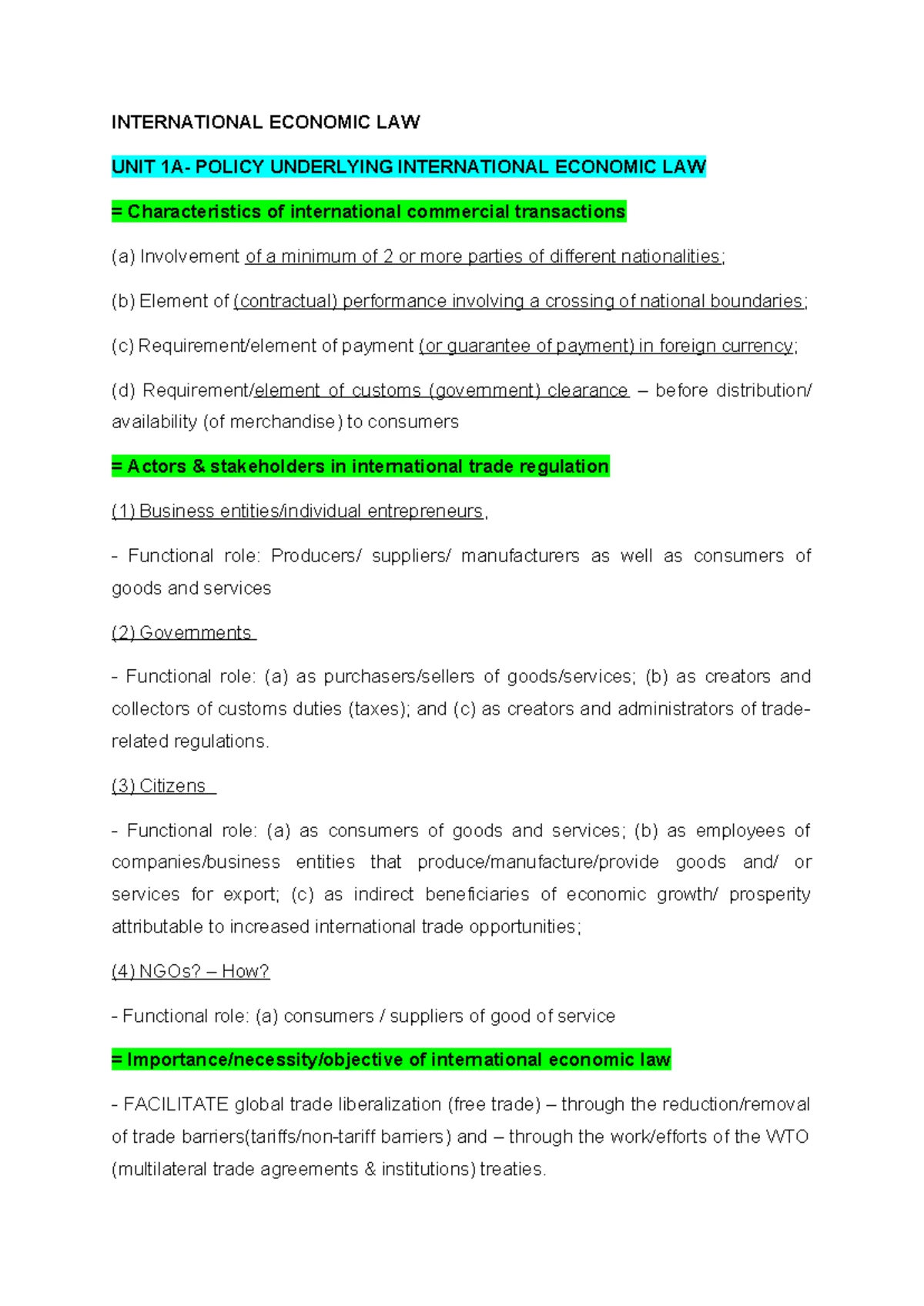 Igcse - Development Studies Module 4 - Unit 3 - Cambridge Open Learning ...