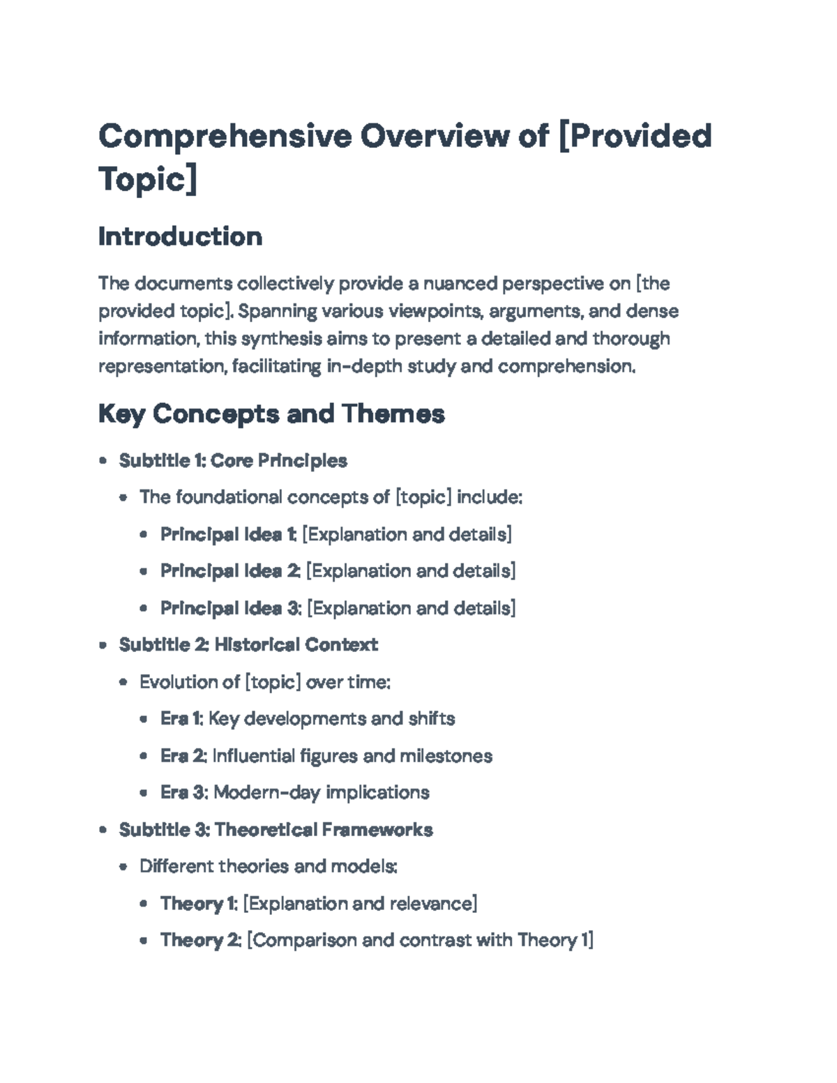 Comprehensive Overview of [Topic] - Insights and Analysis ...