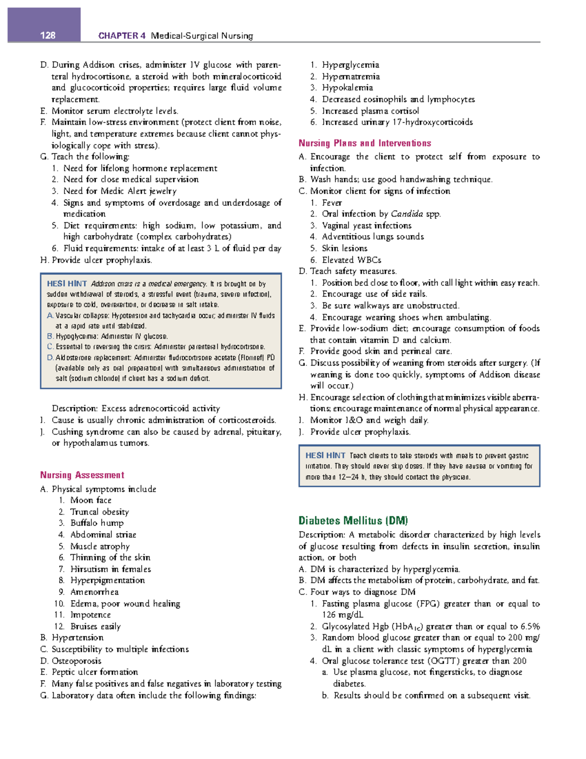 HESI Comprehensive Review for NCLEX-RN®: Diabetes Management Chapter 4 ...