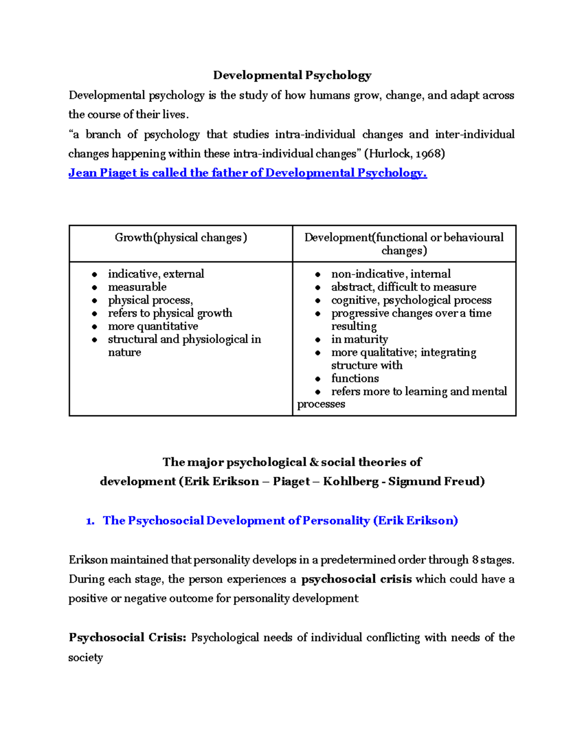 Developmental Psychology Overview: Key Theories and Stages - XCGHJBNKML ...