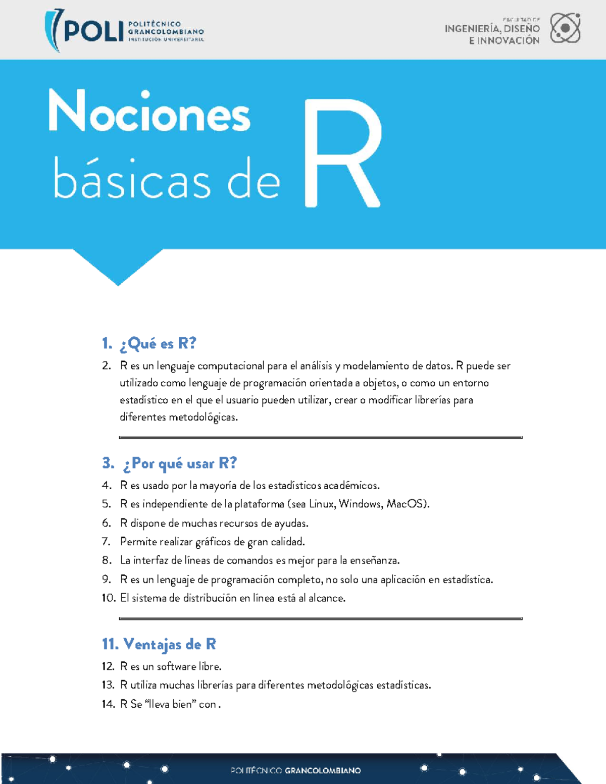 Nociones basicas de r - por si necesitan ayuda con las respuestas ...