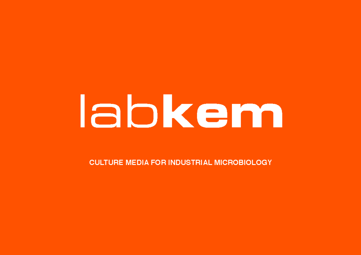 LABKEM Culture Media for Industrial Microbiology: Comprehensive ...