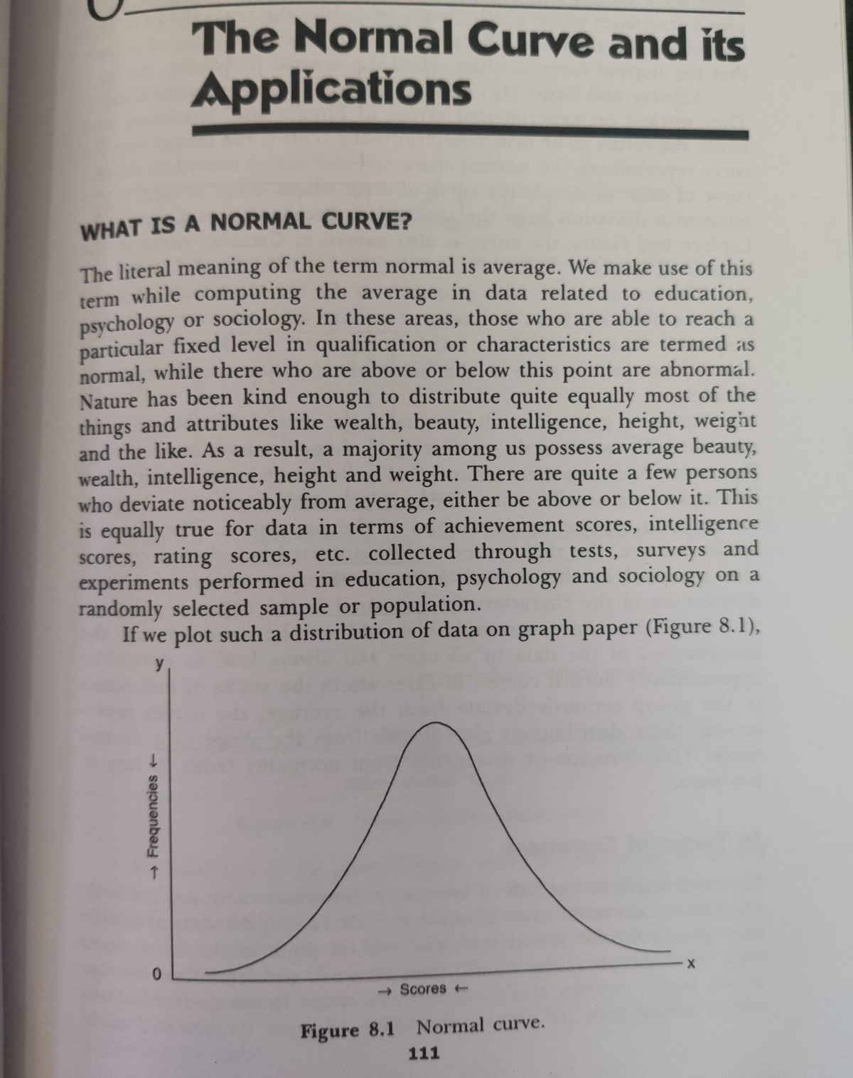 Normal Probability Curve and Applications in Statistics - Studocu