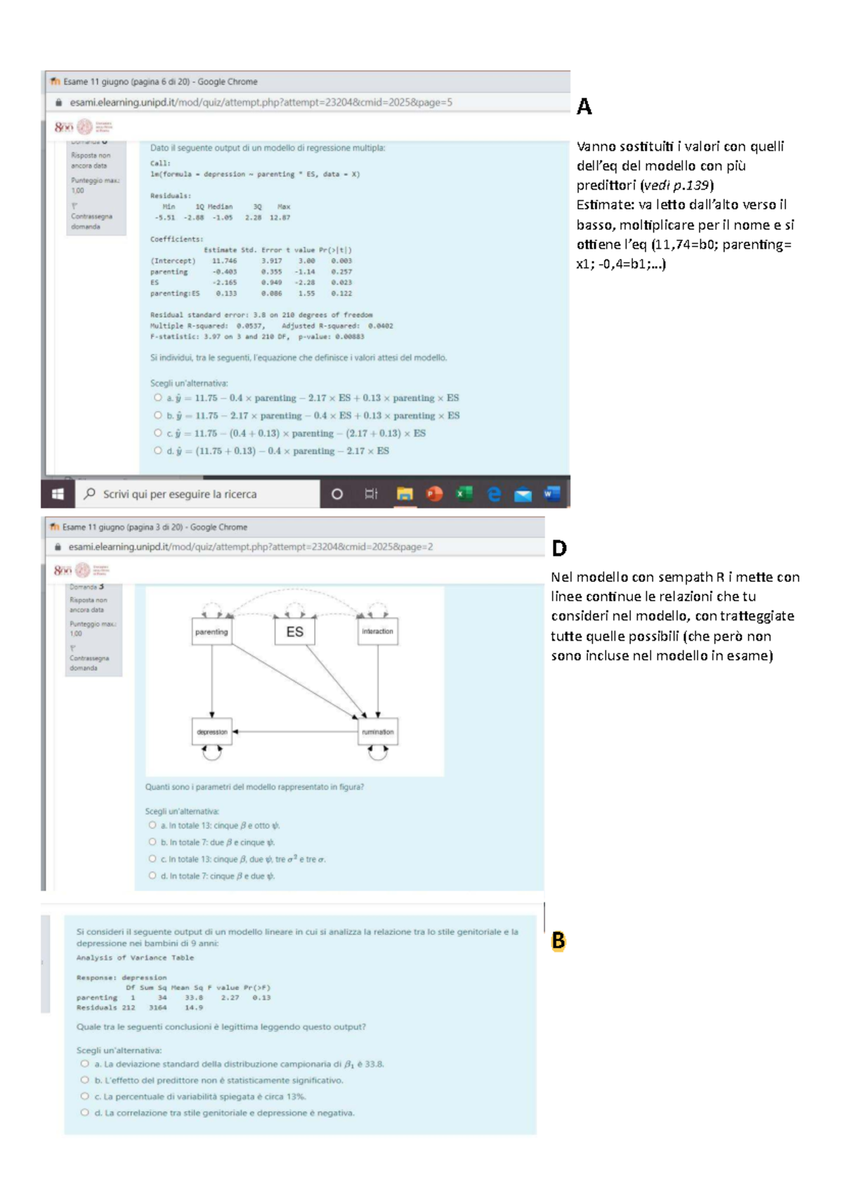 Domande E Risposte esame analisi PDF - A Vanno sos'tui' i valori con ...