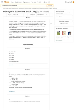 Chegg solution of other - Expert Q&A chegg - Studocu