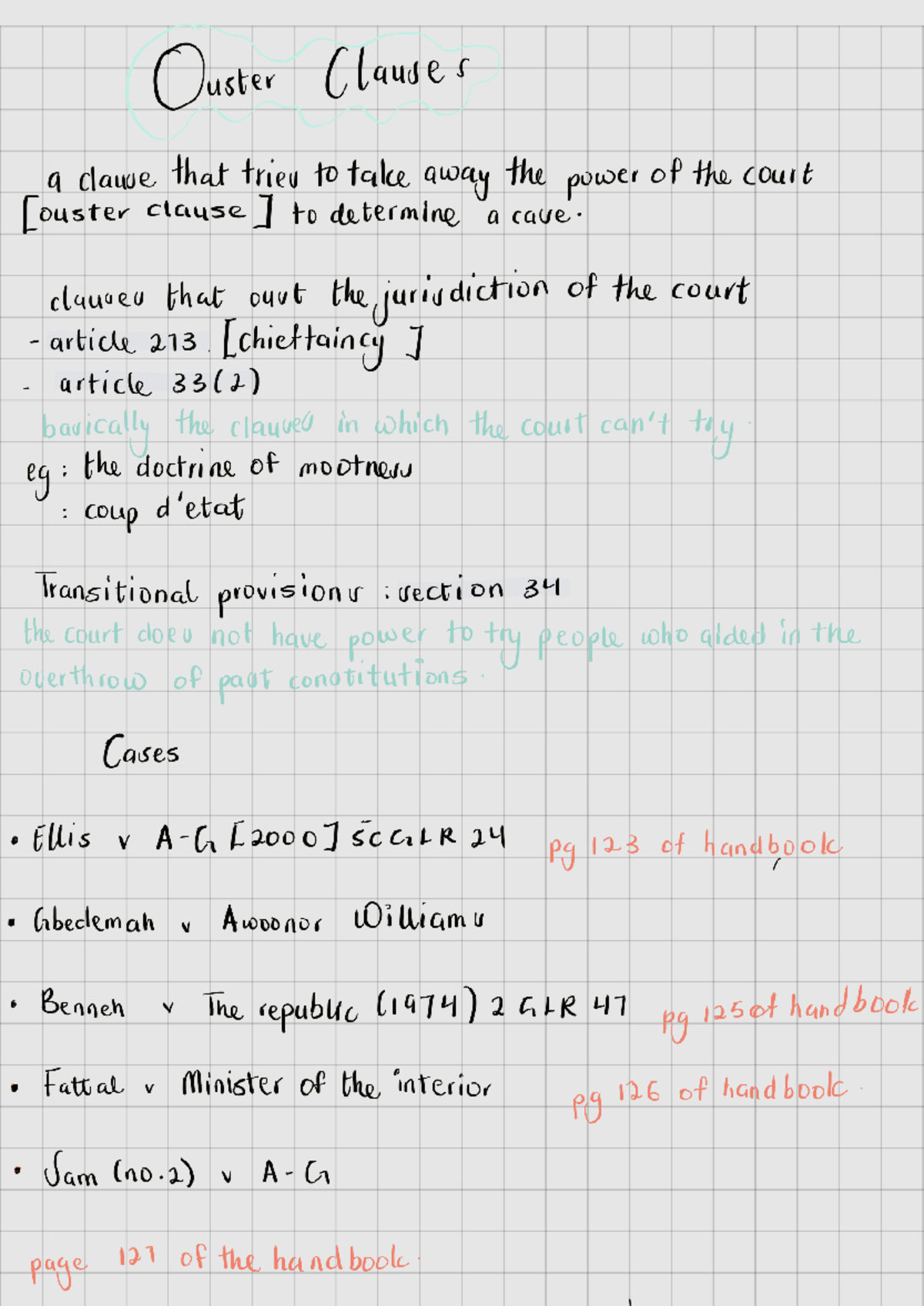 Ouster Clauses and Jurisdiction: Analysis of Article 273 J and Related ...