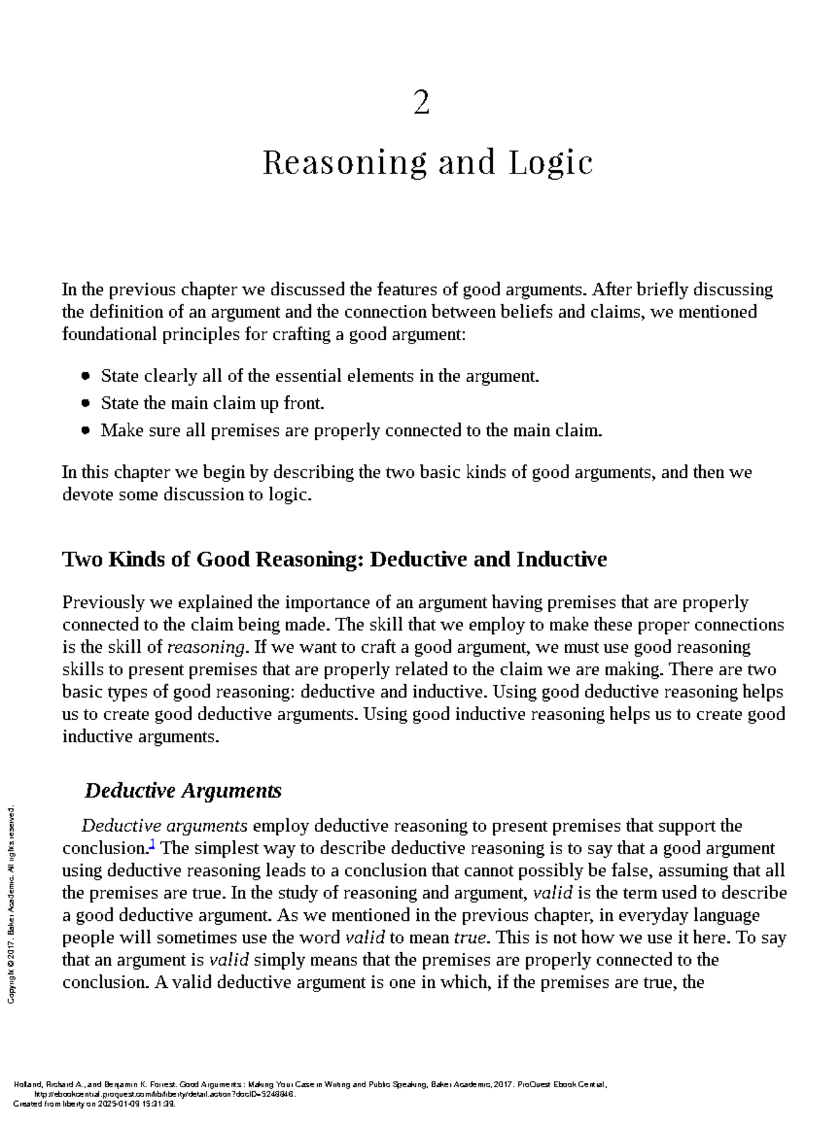 Understanding Deductive & Inductive Arguments in Reasoning - Course ...