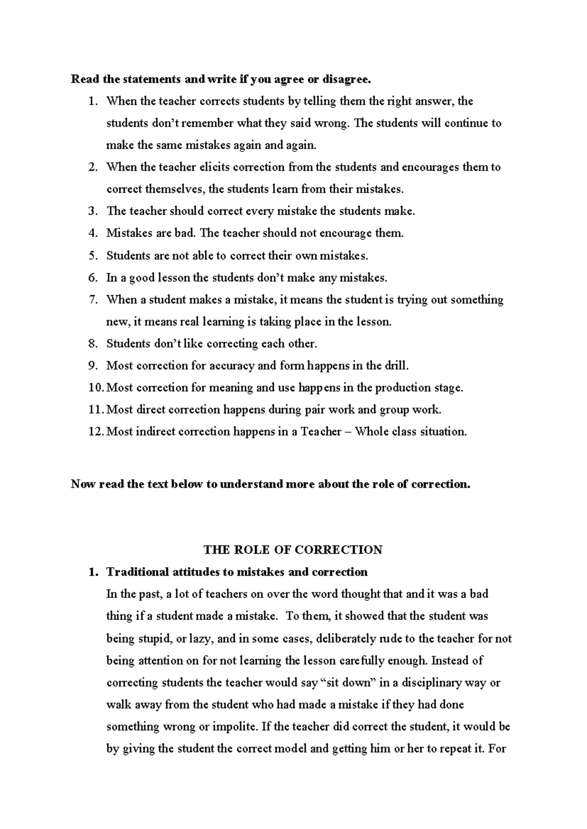 The Role of Correction in Language Learning: Insights and Techniques ...