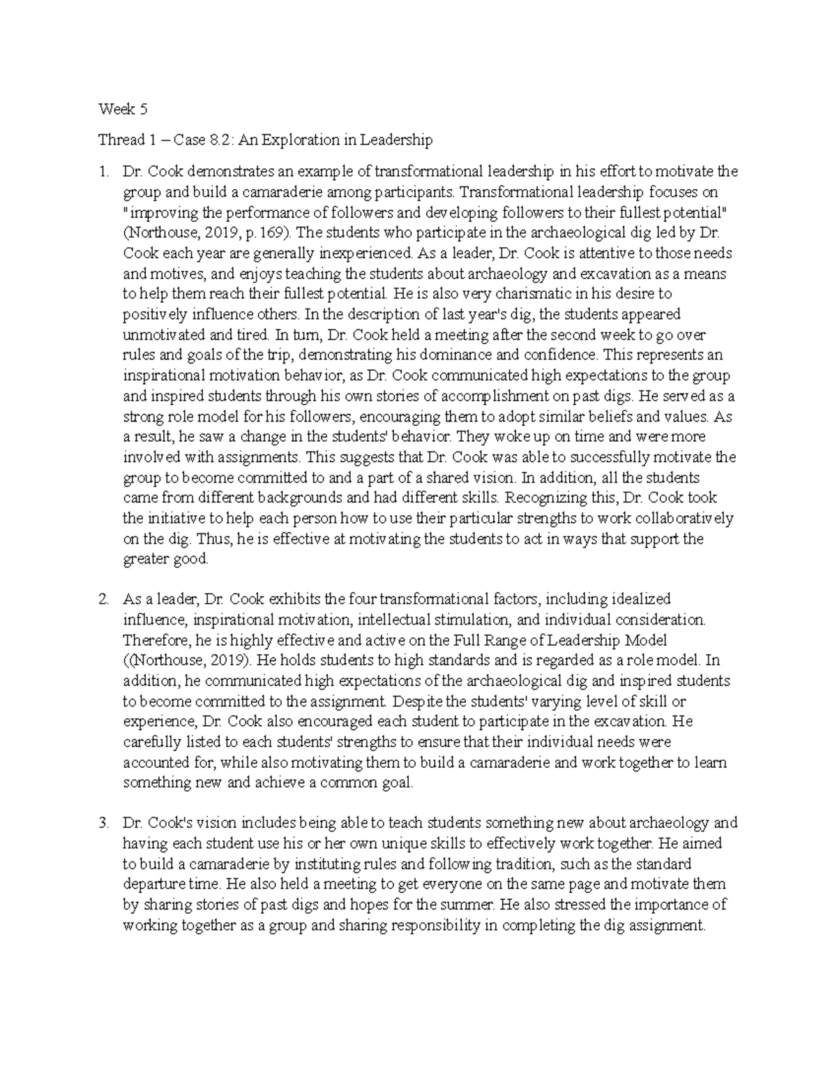 Week 2 Discussion Board - Week 2 Thread 1: Please read Chapter 2 and ...