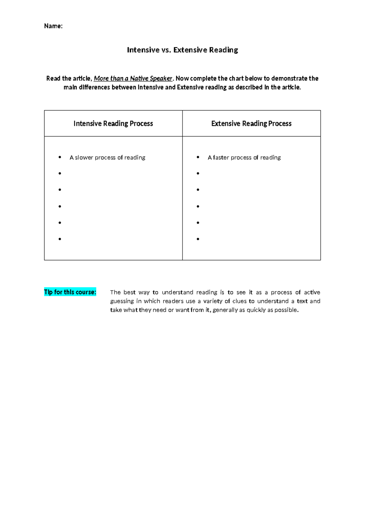 Intensive+vs - I don’t have any word - Name: Intensive vs. Extensive ...