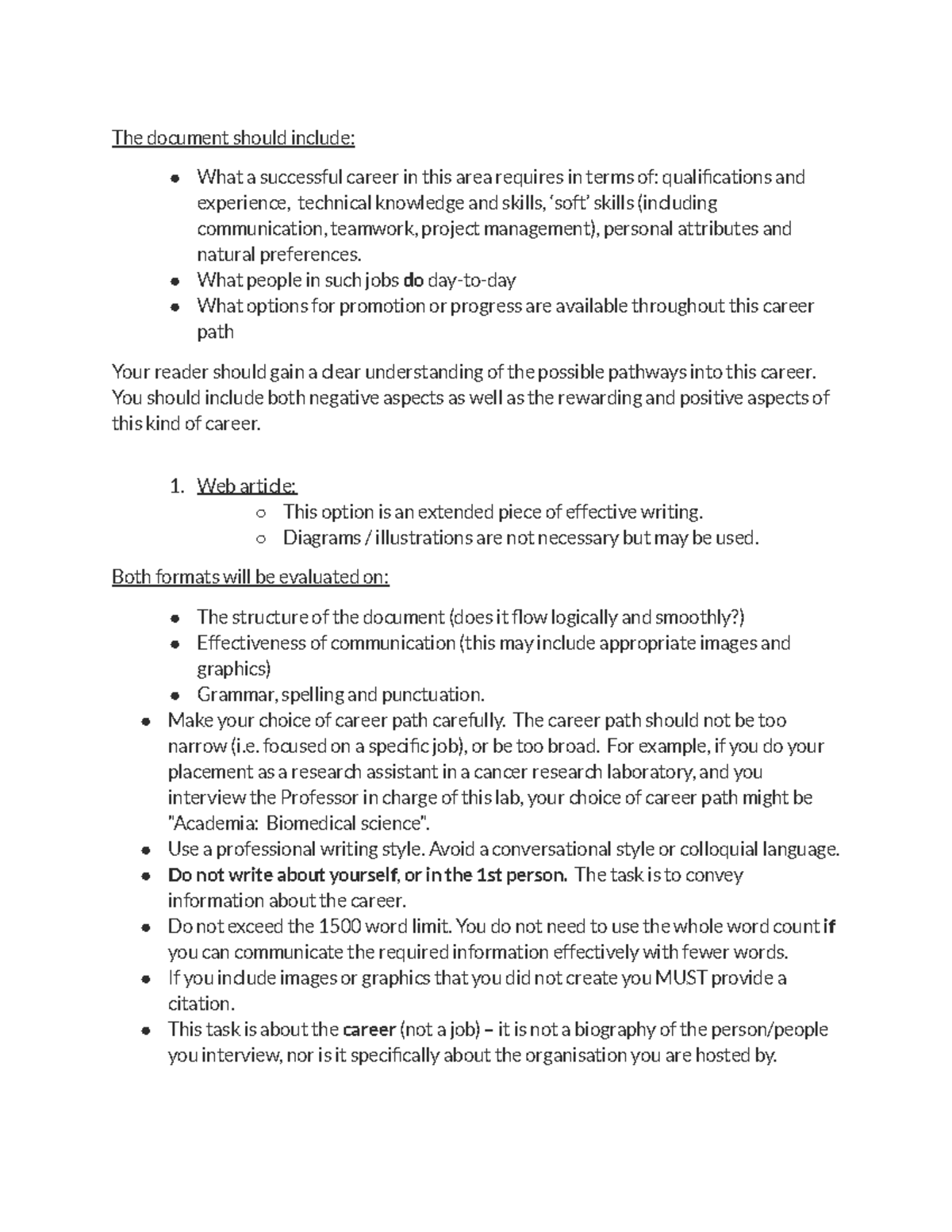Career Path Case Study Template: Requirements, Responsibilities ...