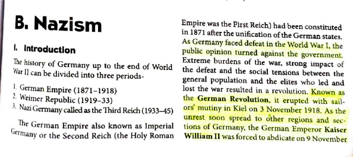 Nazism: A Comprehensive Study of the Third Reich and Its Impact - Studocu