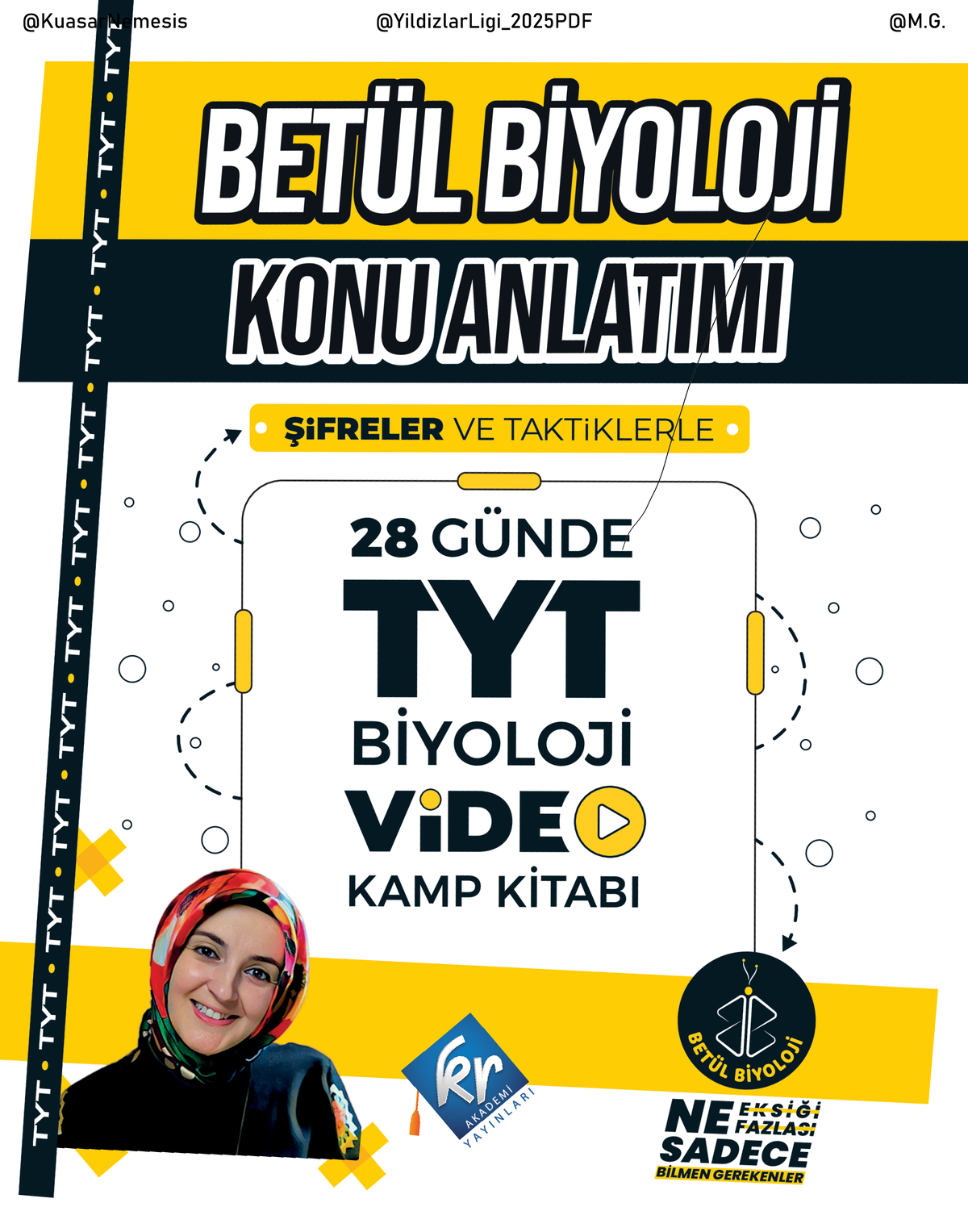 2025 Biyoloji TYT 28 Günde Video Kamp Kitabı Notları - Document Preview