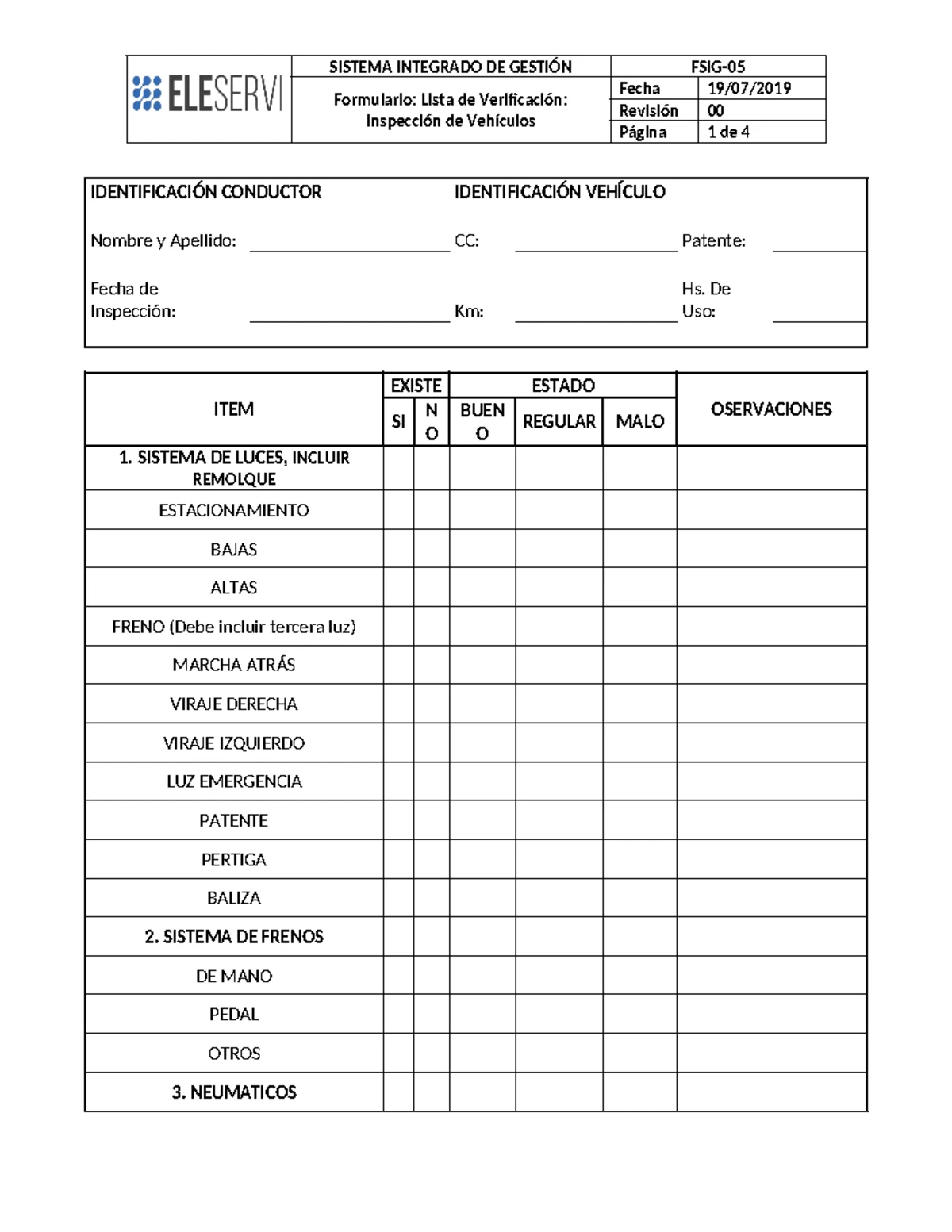 Formulario Modelo (AST): Análisis Seguro del Trabajo 1-4 - Studocu