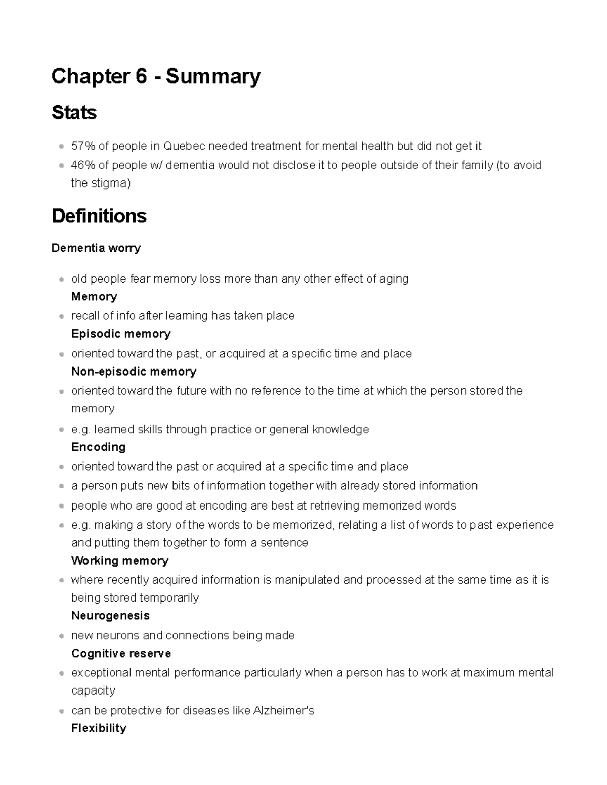Understanding Dementia: Diagnosis, Treatment, and Aging Impact (PSY 210 ...