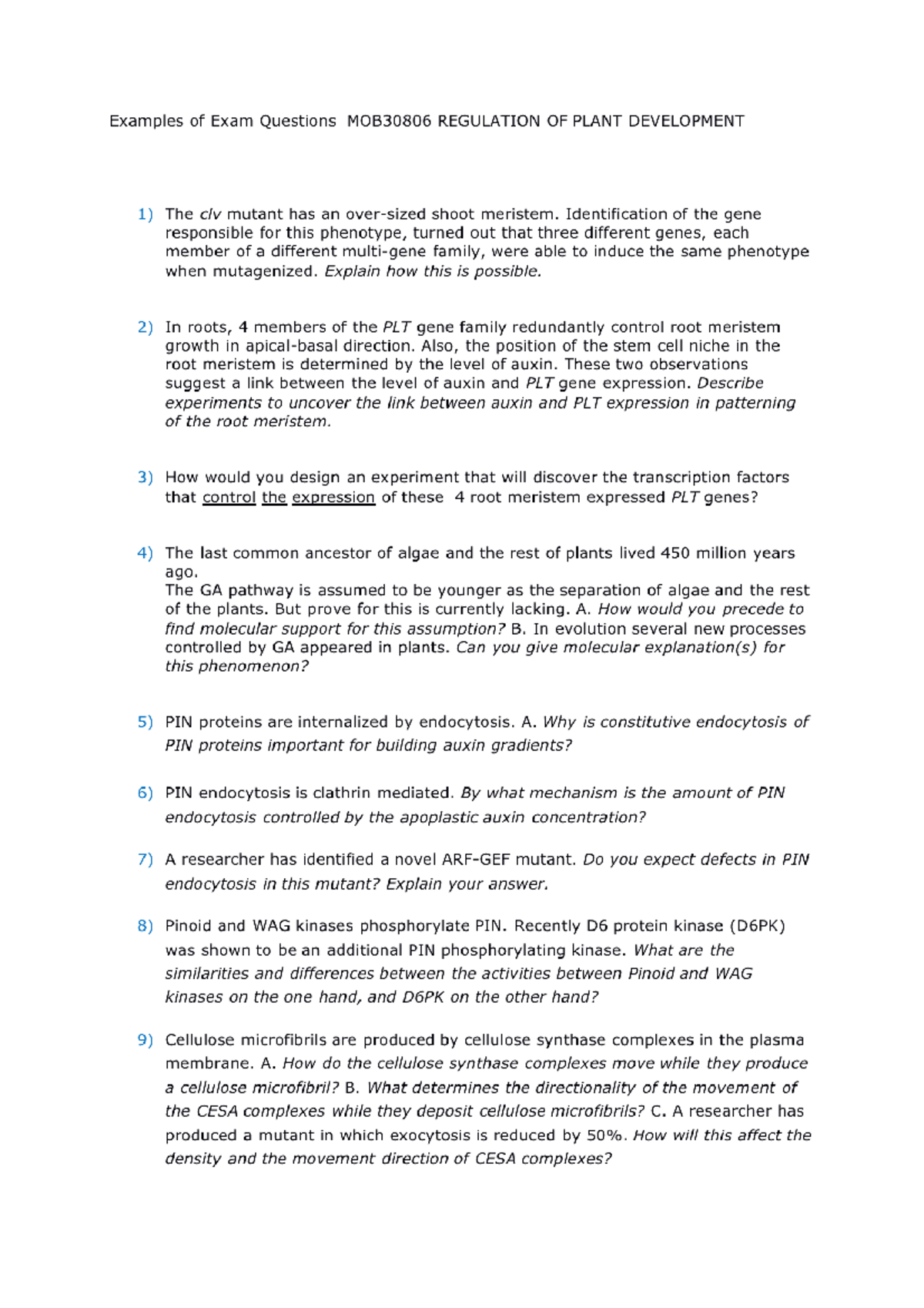 2021 Sample Exam Questions and Answers Guide - Studeersnel