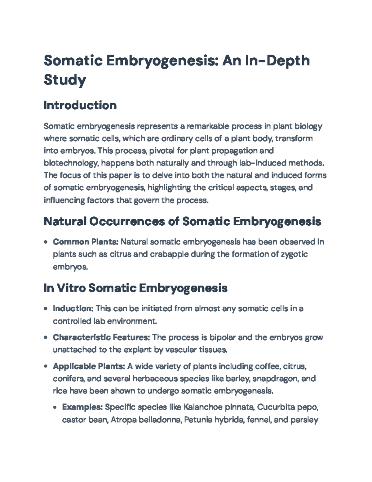 Somatic Embryogenesis: Mechanisms, Stages & Applications in Plant Bio ...
