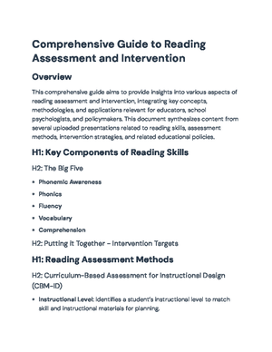 Comprehensive Guide to Curriculum-Based Measurement (CBM) for Educators ...
