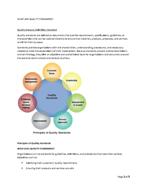 Lecture 8 Quality Assurance (QA) IN Production Control - QUALITY ...