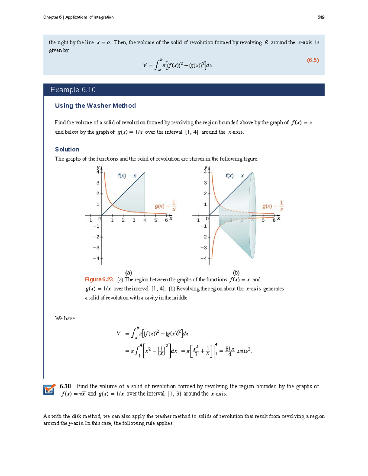 Calculus Volume 1 - Part 3: Chapter 6 Applications of Integration - Studocu