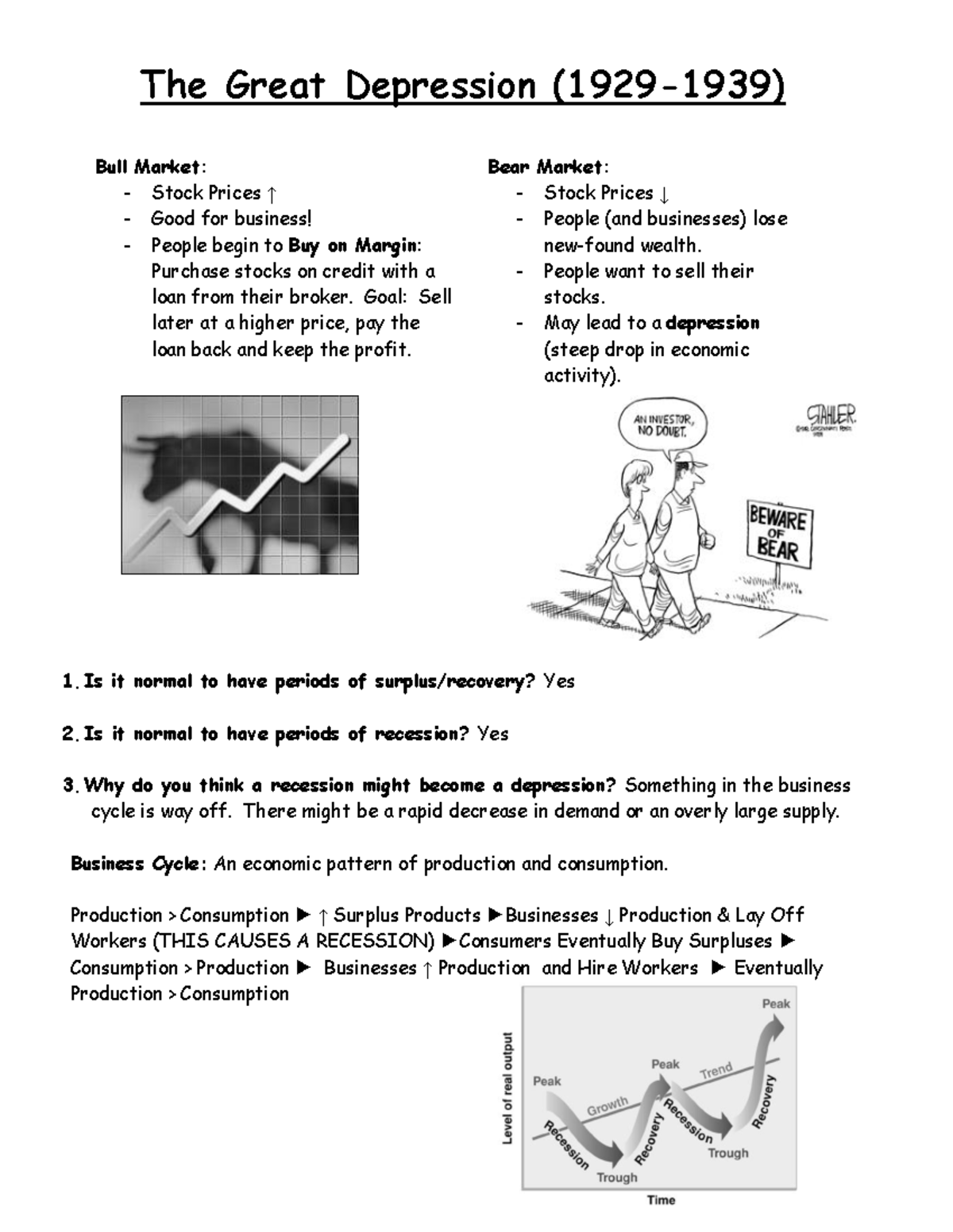Great Depression Study Guide (2026): Causes, Effects, and New Deal ...