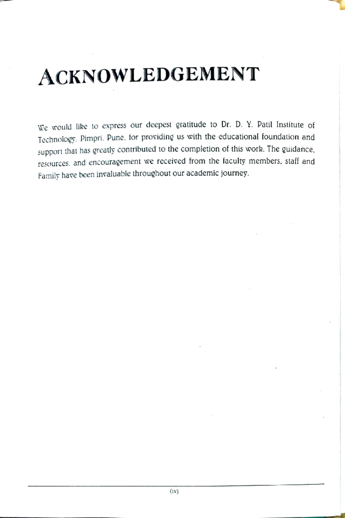 Unit1 - book - ACKNOWLEDGEMENT We would like to express our deepest ...