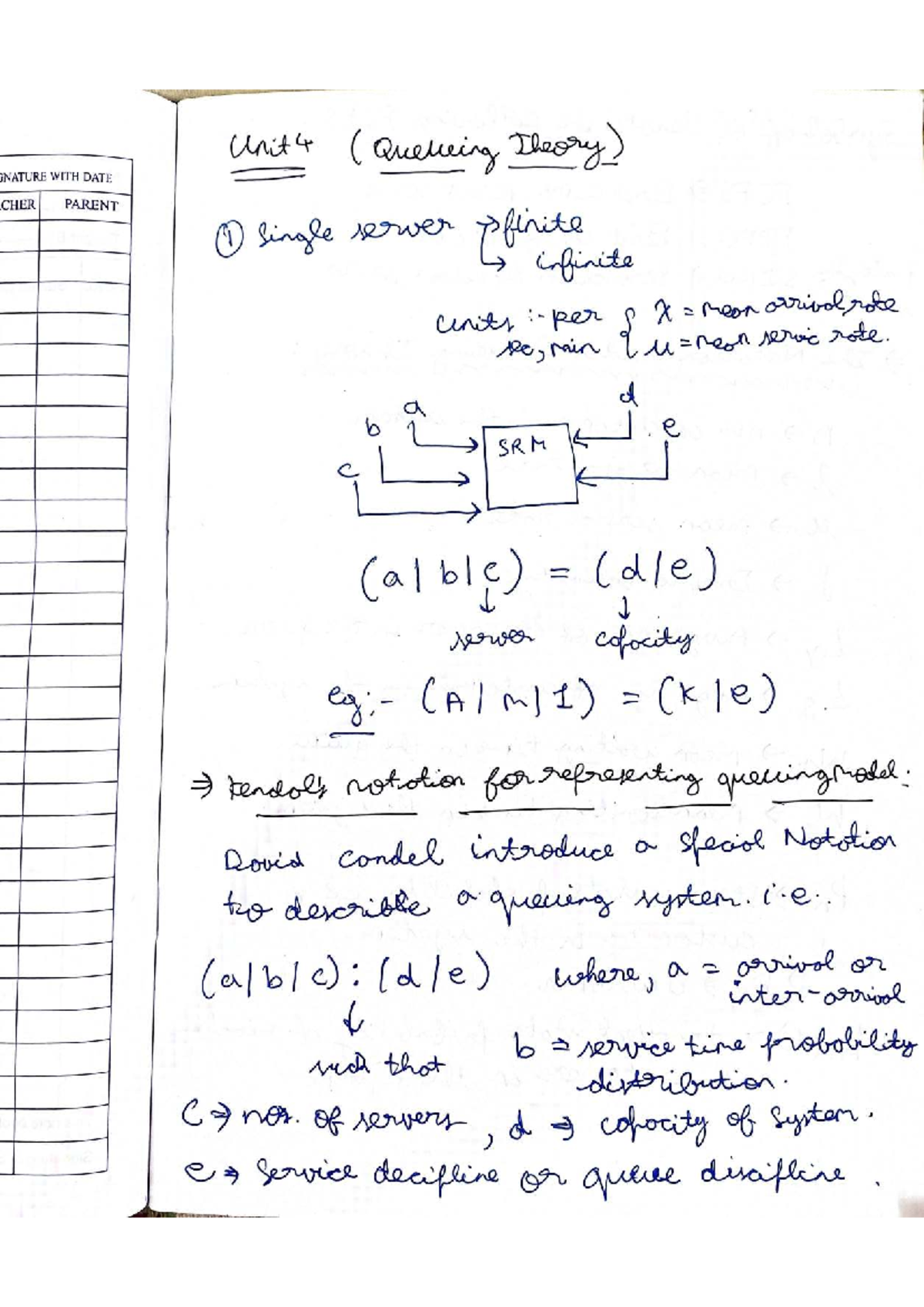 Maths Unit 4 & 5 - Queuing Theory and Markov Chain Notes - Studocu