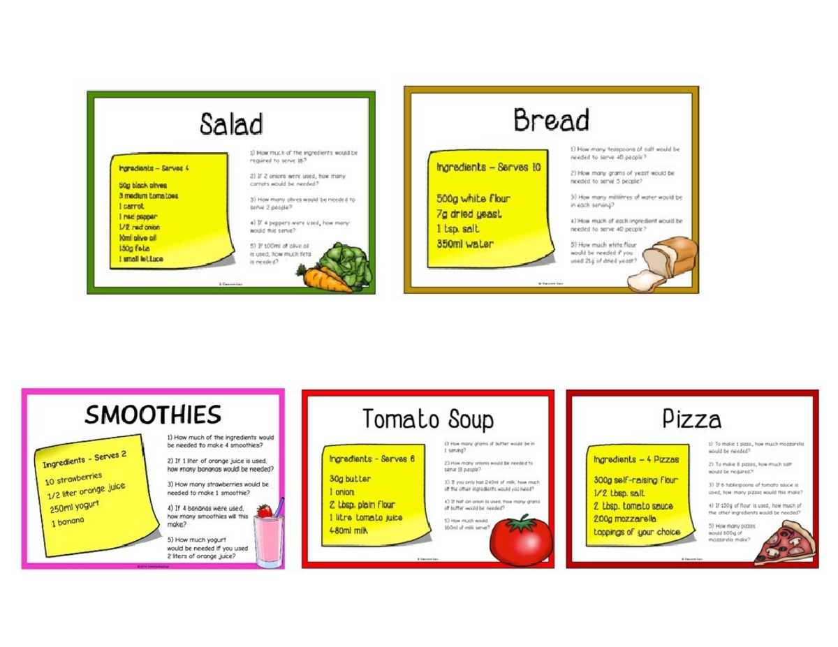 Ration and proportion activity - Mathematics: Applications and ...