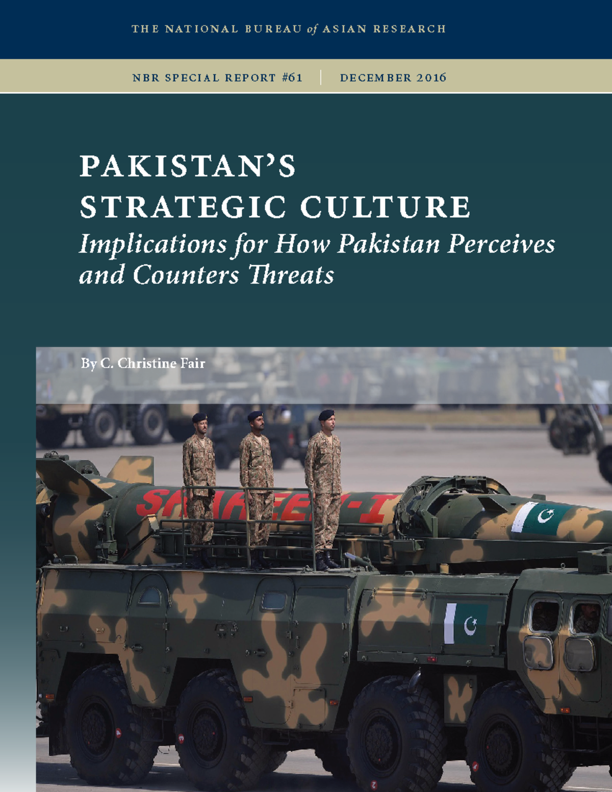 SR61 - the national bureau of asian research nbr special report ...
