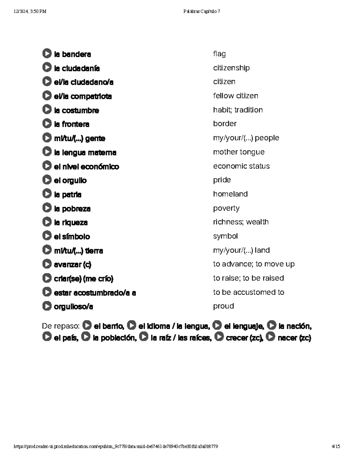 Lista De Las 25 Palabras Ms Frecuentes En Corpen Comillas Fuente