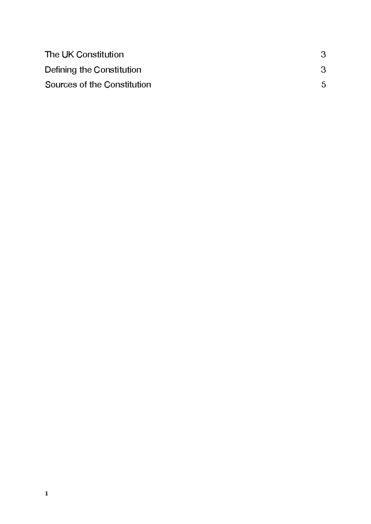 UK Constitution Public Law LA1020 - The UK Constitution Defining the ...