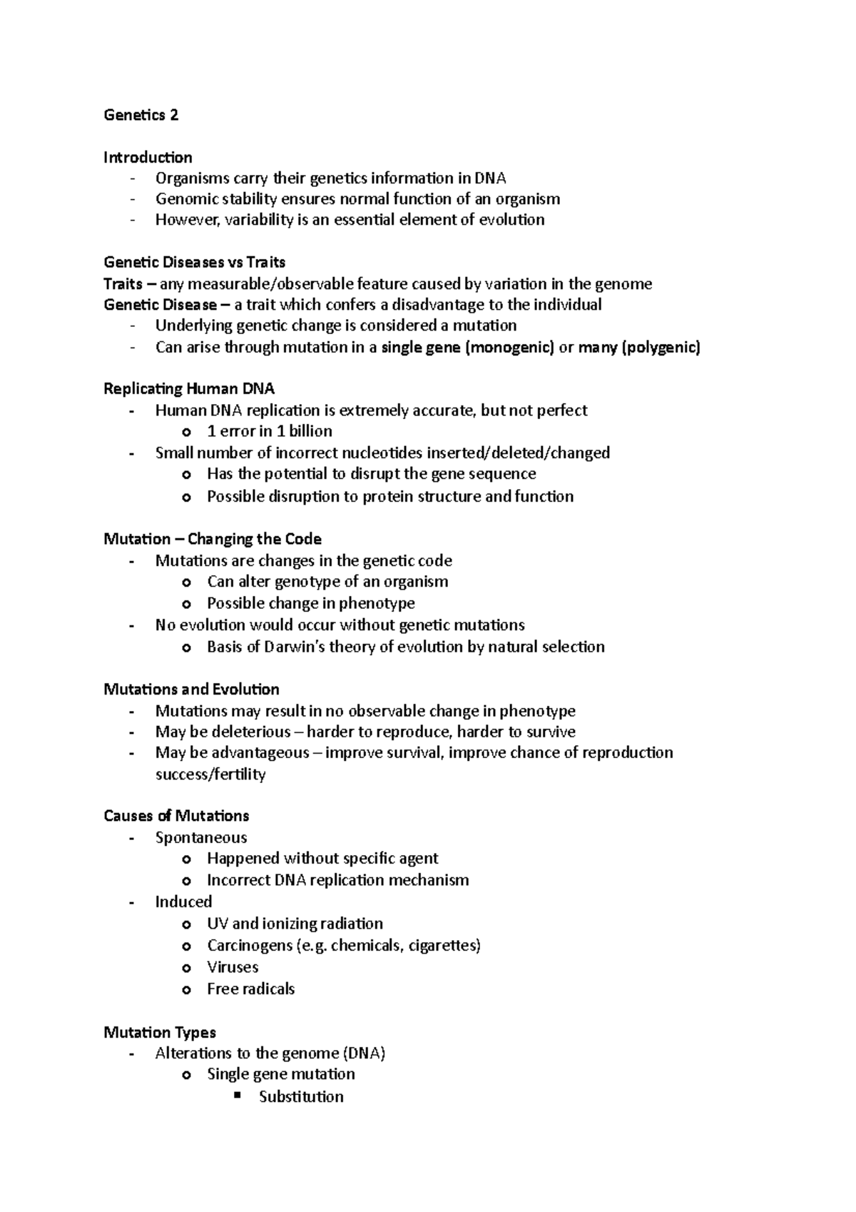 Genetics 2 - Genetics 2 Introduction - Organisms carry their genetics ...