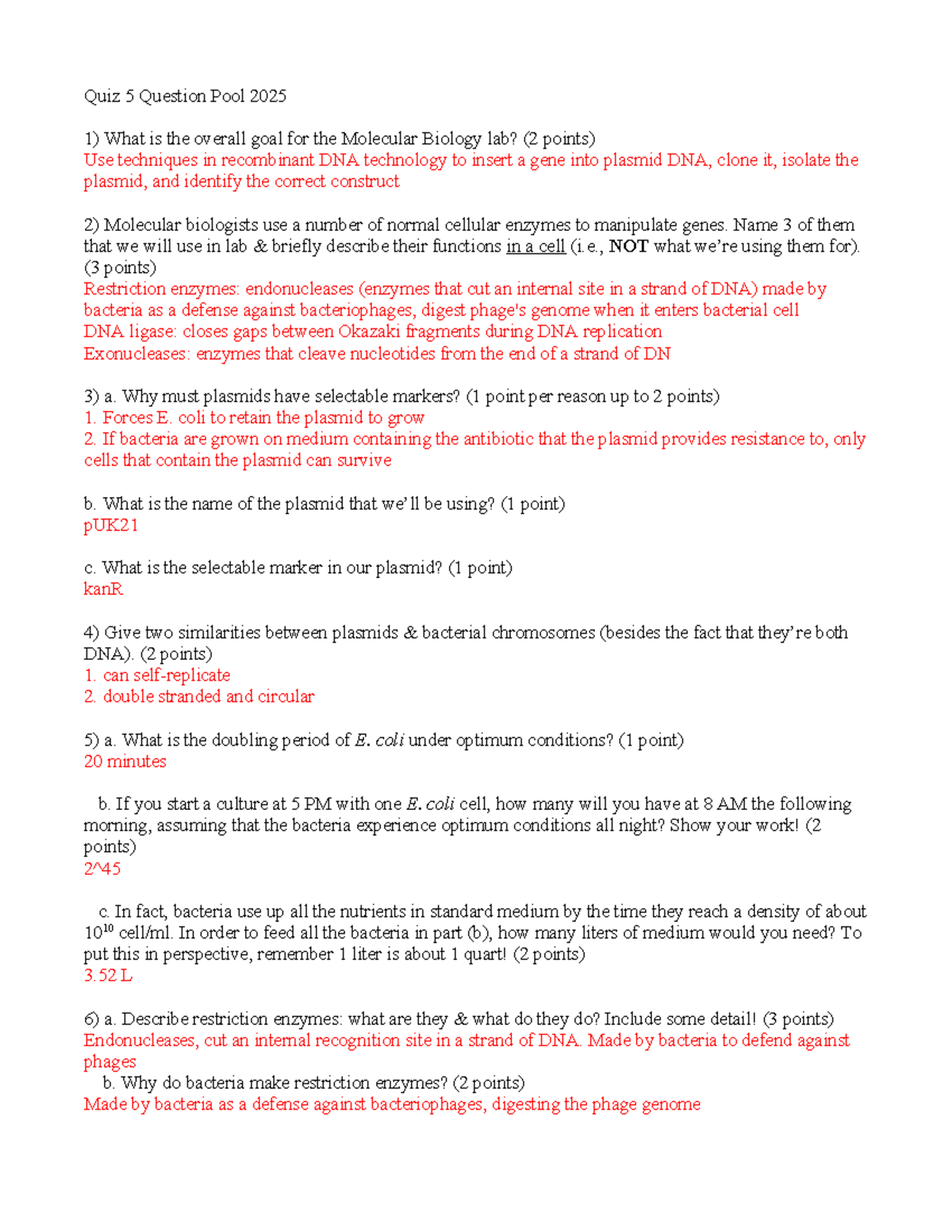 Quiz 5 Question Pool - Quiz pool answers - Quiz 5 Question Pool 2025 ...