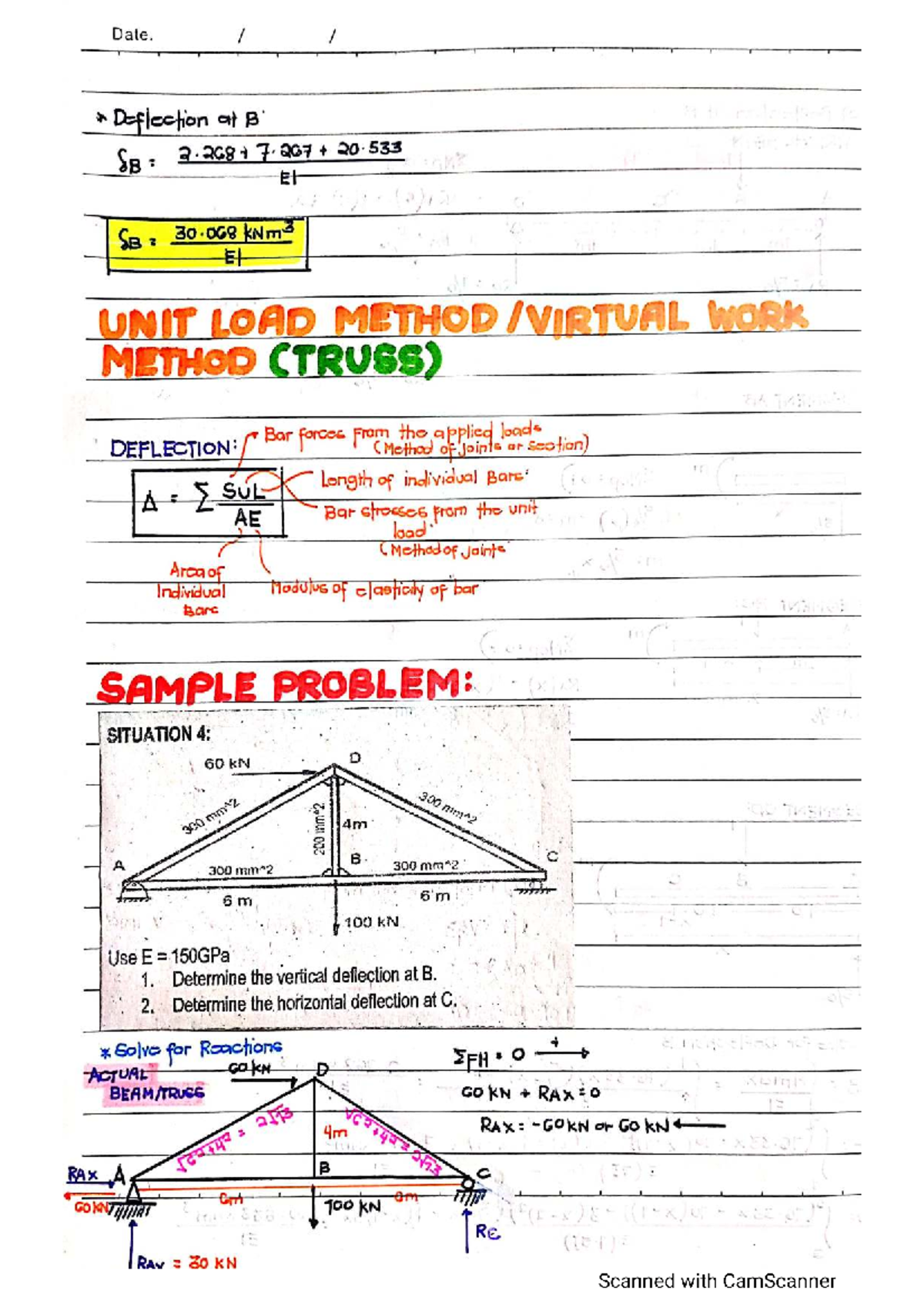 Basic Structural Analysis - Deflection Calculations (ENG 0533) - Studocu